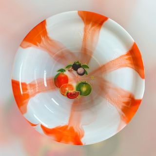Saladeira Fruteira Bacia Plástico 2,0L 28CM - Alta Resistência Multiuso Desenhos com Alto Relevo