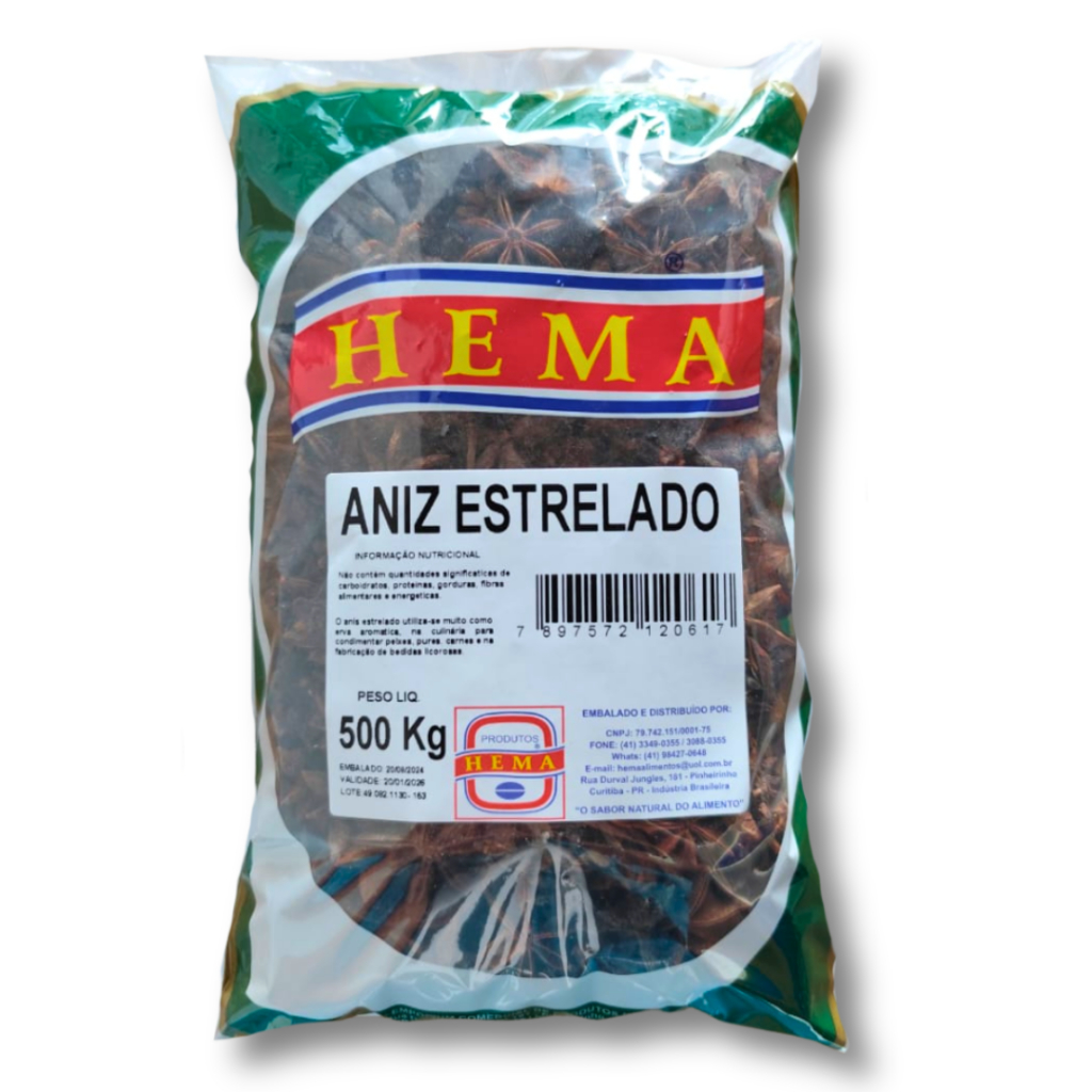 Aniz Estrelado - Hema - 500g em Oferta na Shopee