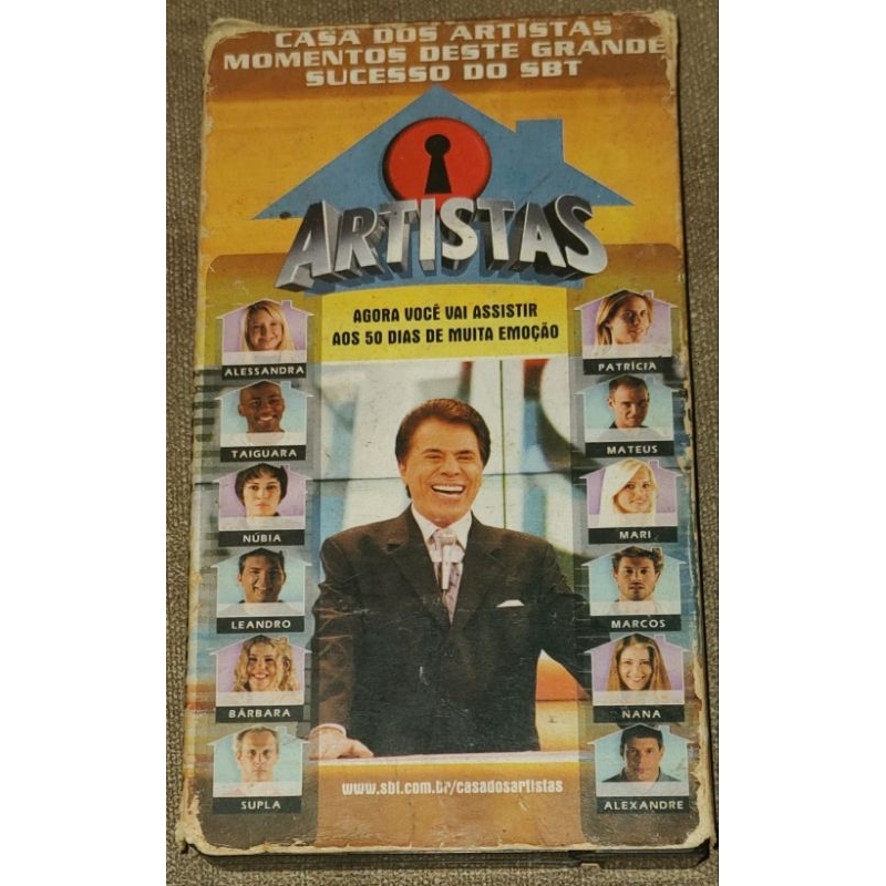 vhs casa dos artistas Silvio Santos