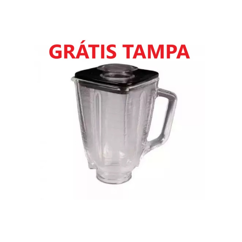 Copo Jarra Vidro Oster Liquidificador Osterizer Blender ***GRÁTIS A TAMPA***