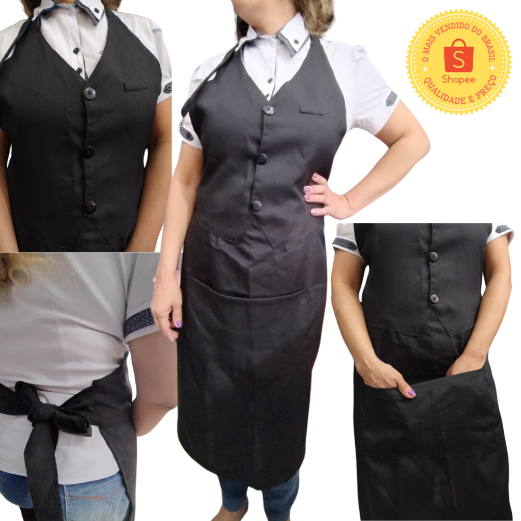 Avental Tipo Colete: Onde Comprar | BuscaProdutos