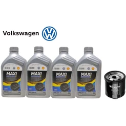 Kit Troca de Óleo 5w40 VW Sintético+Filtro Óleo Gol/Fox/Voyage/Saveiro/Polo/Golf/Spacefox/fox