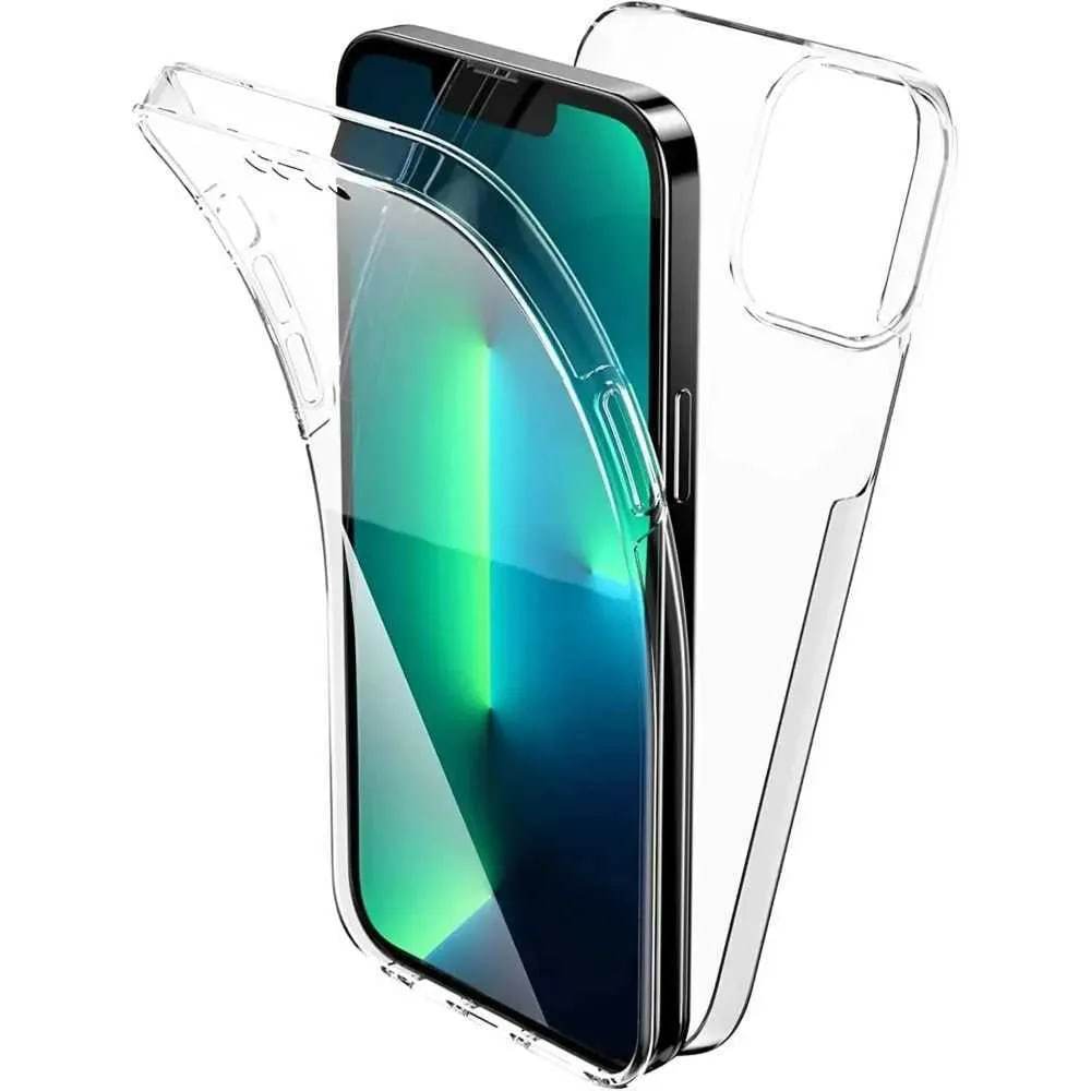Capinha 3 em 1 Transparente XIAOMI MI 11 LITE/10C/9A/9C/X3 GT Capa Case 360 Protetora Silicone Anti Pacto Aveludada Anti-Pacto redmi 7a capa case transparente 360 frente e verso
