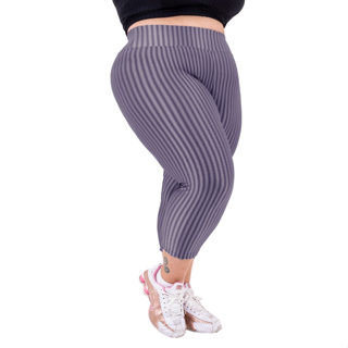 Calça Corsario Plus Size 3D POLIAMIDA/Qualidade em Oferta na Shopee