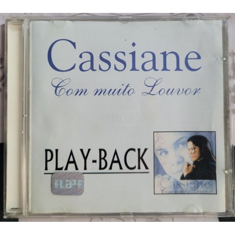 CD Cassiane - Com Muito Louvor (play back)