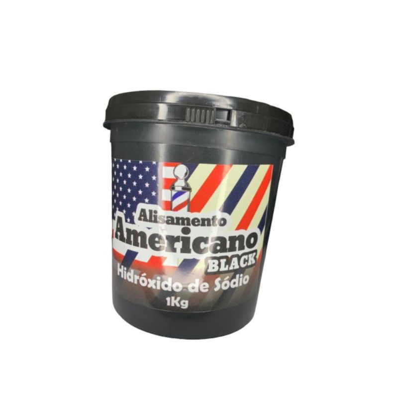 liis alisamento americano Black 1kg hidróxido profissional