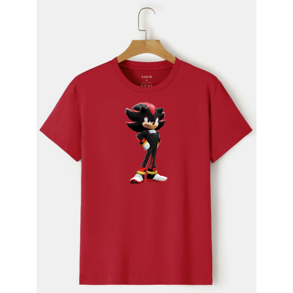 Camiseta Shadow Sonic Infantil Personagens Filme Jogo Game Infantil do 04 ao 16 Game Jogos Online Camisa algodão ref 05