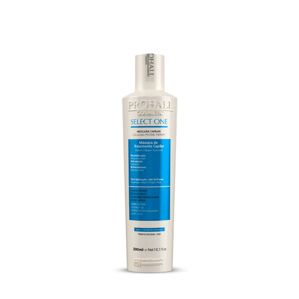 prohall select one 1L litro/300ml progressiva orgânic