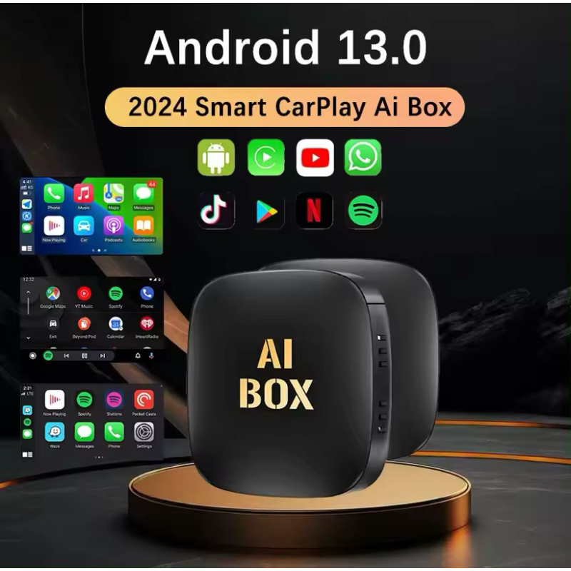 Streaming Box Automotivo 2gb 16gb CarPlay e Android Auto
