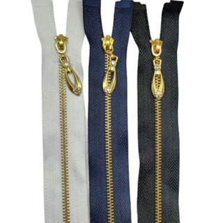 Zíper 60cm Metal #3 Dourado Para Jaleco 1 und Gota Strass Especial em Oferta na Shopee