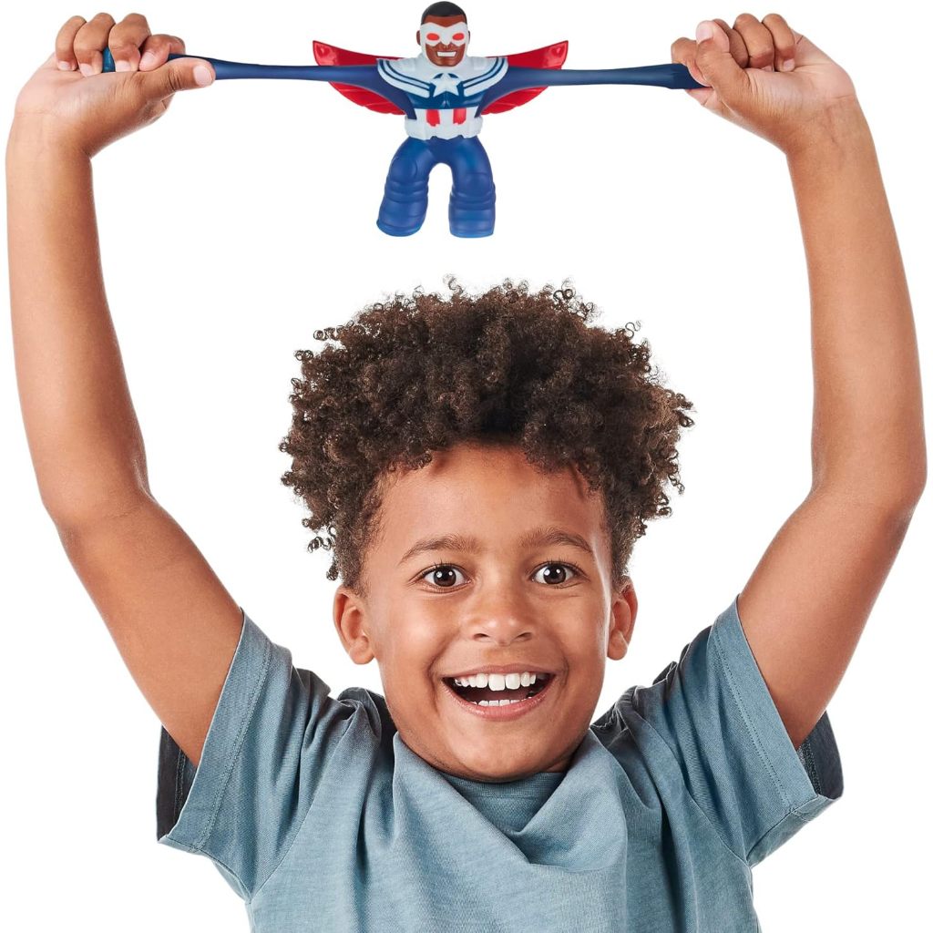 Boneco Elástico que Estica - Goo Jit Zu - Mini Heroi Marvel