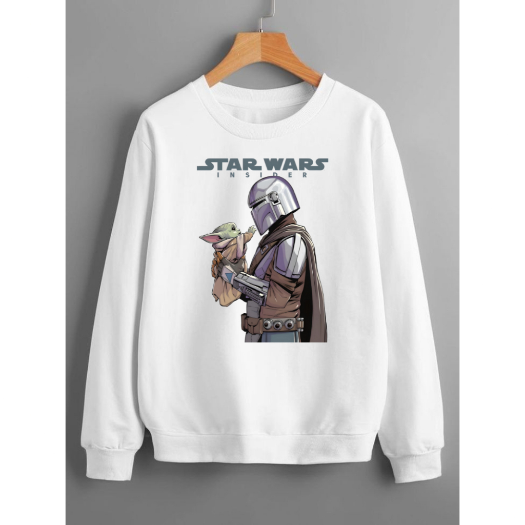 Moletom Careca Blusa Star Wars Yoda P ao XG Coloridos Filme Série Animado Art Moletom Careca Desenho Casaco de Frio