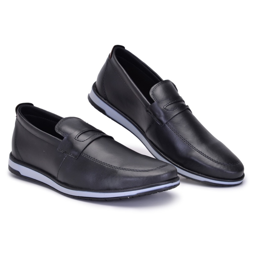 Sapato Mocassim Loafer Oxford Casual Masculino Confortável Moderno Elegante Tendência