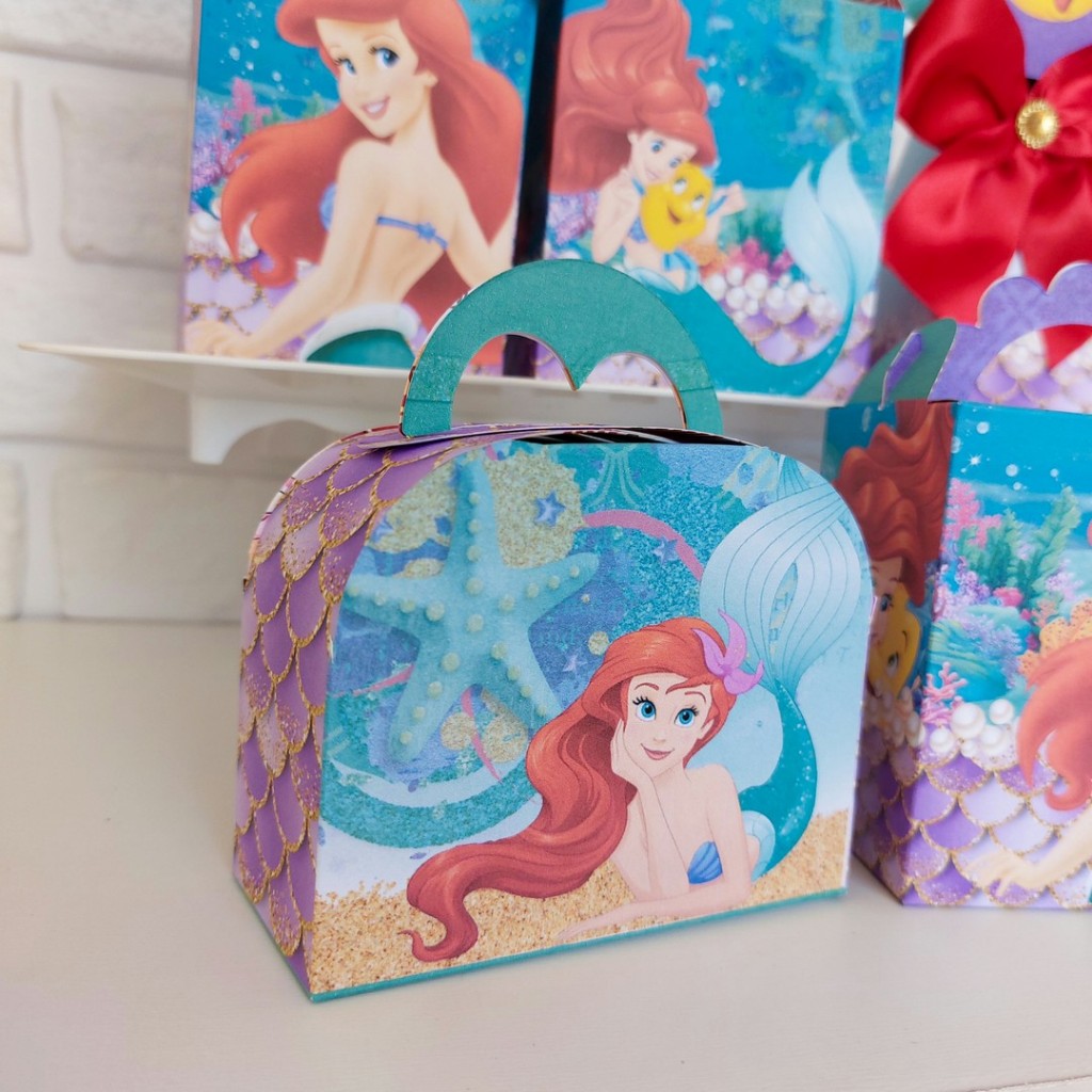 Lembrancinha A Pequena Sereia - Personalizados Ariel - Lembrança A pequena sereia.