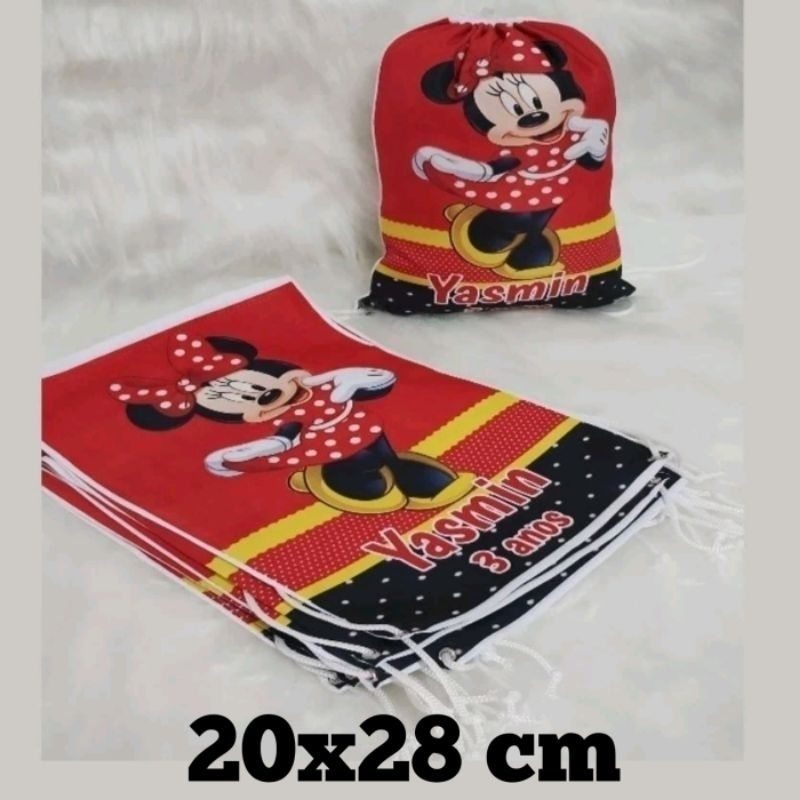 Mochilinhas Personalizadas - Qualquer Tema - Sacochila - Bolsa para Doces - Festa - Lembrancinha