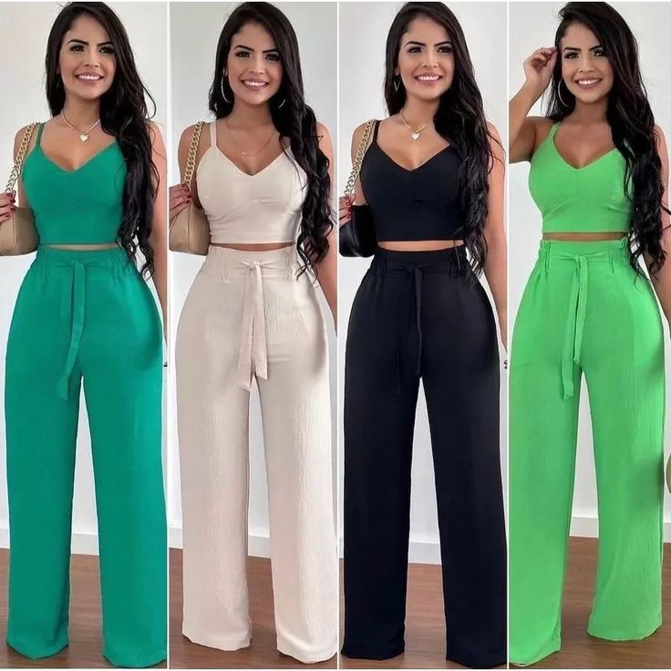 Conjunto calça pantalona e croppet areia | duna luxo verao | alfaiataria | Alça Regulagem bojo 2025 em Oferta na Shopee