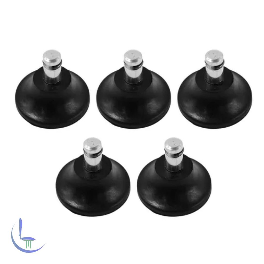 Kit com 5 Sapatas baixa de polipropileno cadeira caixa ideial para cadeiras fixas proteção do piso em Oferta na Shopee