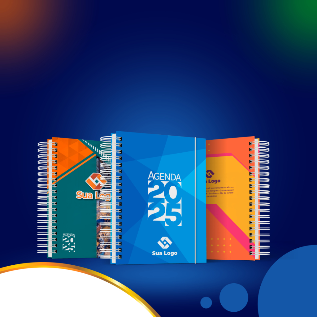 KIT 2 Agendas 2025 Empresarial Empresas Comercial