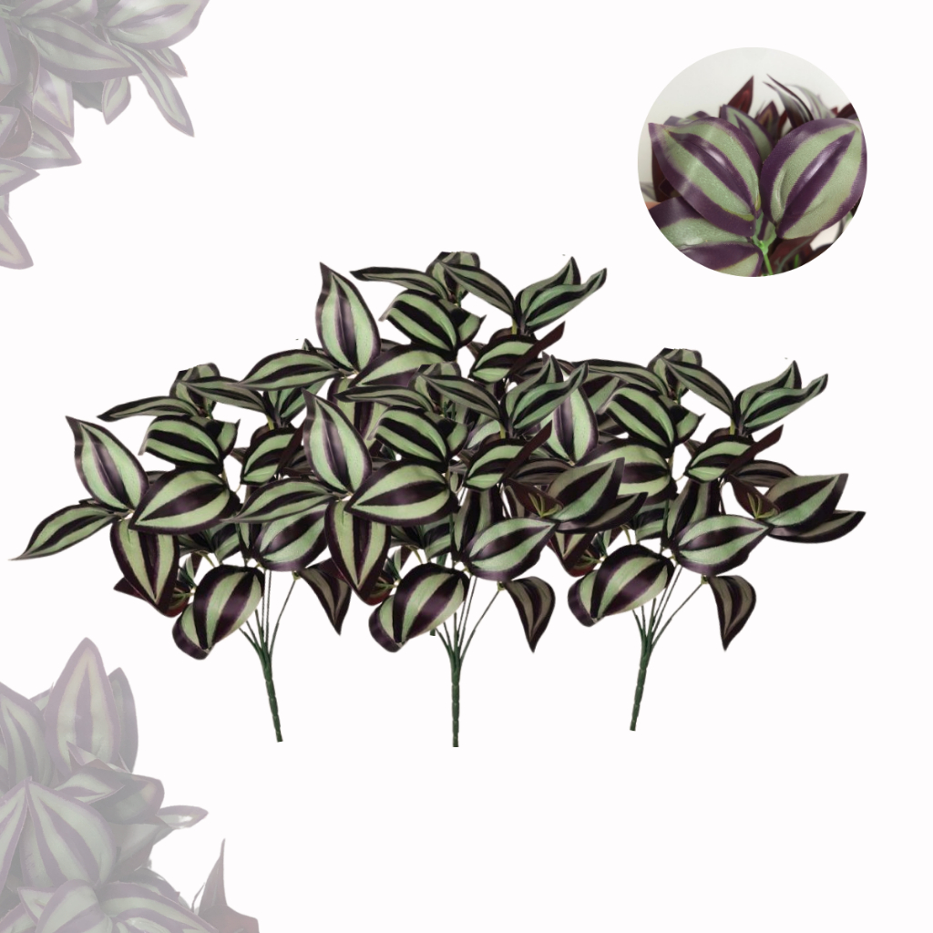 Kit 4 Buquês De Lambari Vermelho Folhagem Artificial 32cm