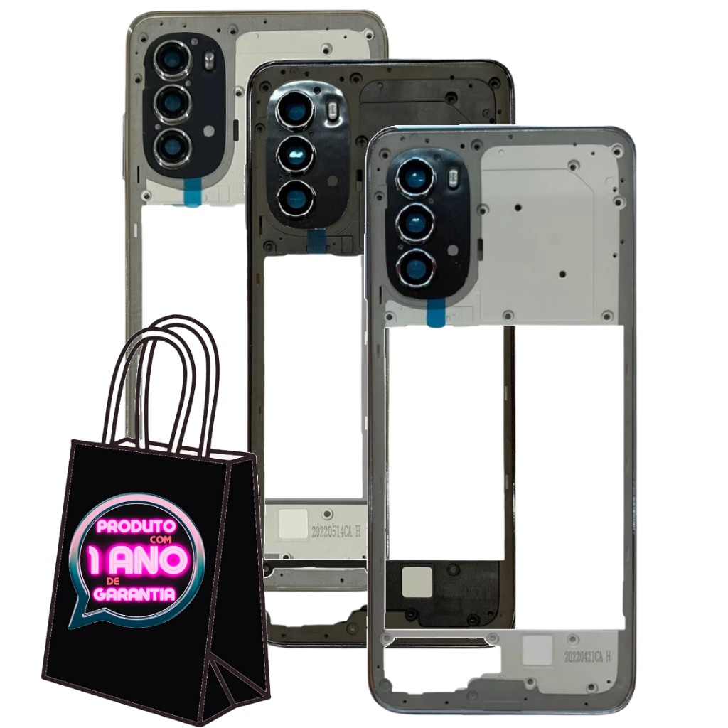 Carcaça Compatível Com Moto G52 XT2221 Aro + Botões + Lente da Câmera + Envio Hoje em Oferta na Shopee