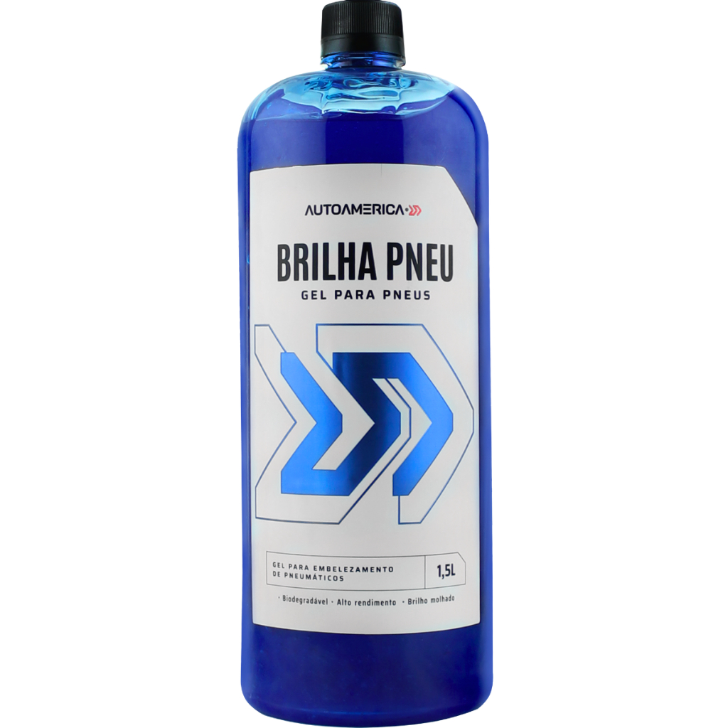 Brilha Pneu Gel de Pneus Autoamerica 1,5L Pretinho Renovador em Oferta na Shopee