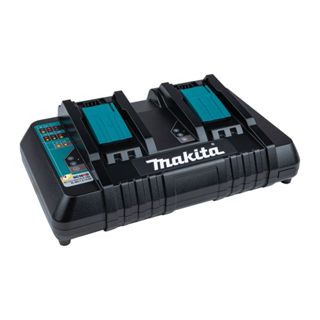 Carregador Duplo Makita DC18RD 14.4V e 18V para Recarga Simultânea com Gestão Inteligente em Oferta na Shopee