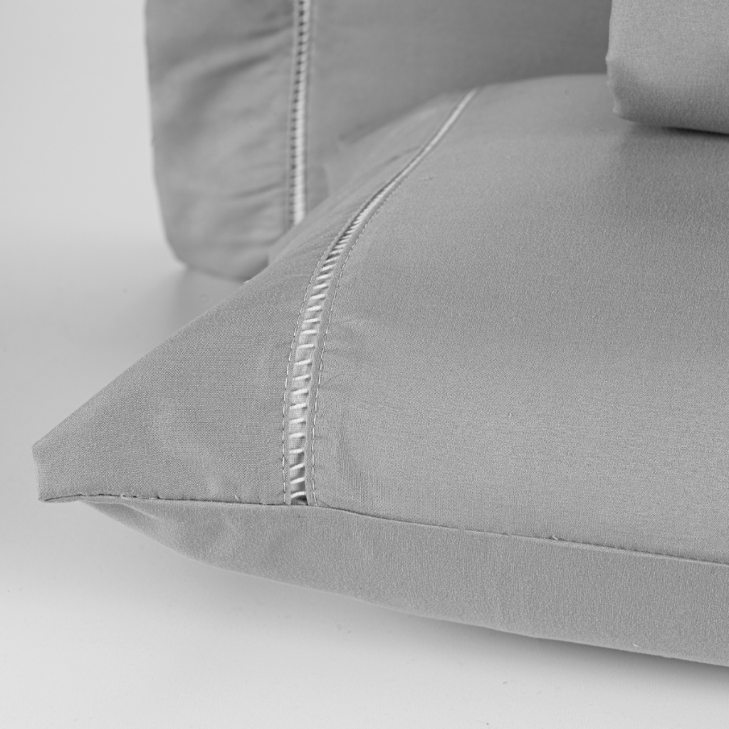 Jogo de Lencol Queen Solteiro Casal King 400 Fios Micropercal com Ponto Palito Jogo De Cama Elástico