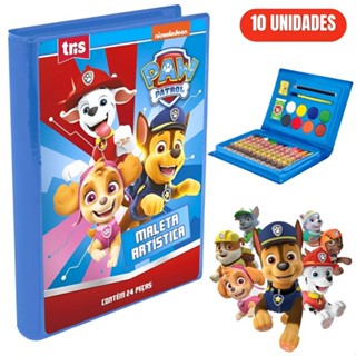 Kit 5/10 Estojo Maleta De Pintura Personalizado Patrulha Canina 24Pç Lembrancinhas Aniversário em Oferta na Shopee