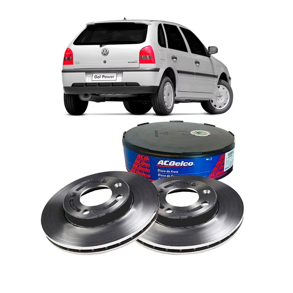 Disco de Freio Diant Ventilado Gol G3 Parati Saveiro 19349184 ACDelco em Oferta na Shopee