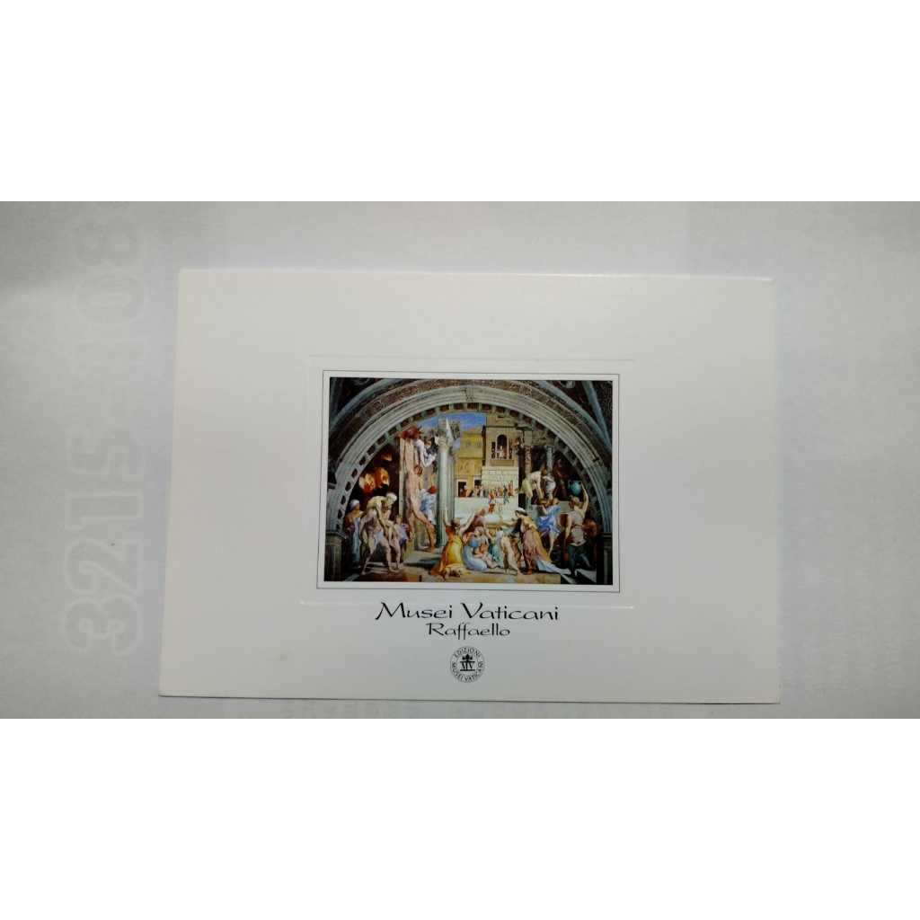 Cartão Postal Musei Vaticani Raffaello  EM BOM ESTADO DE CONSERVAÇÃO