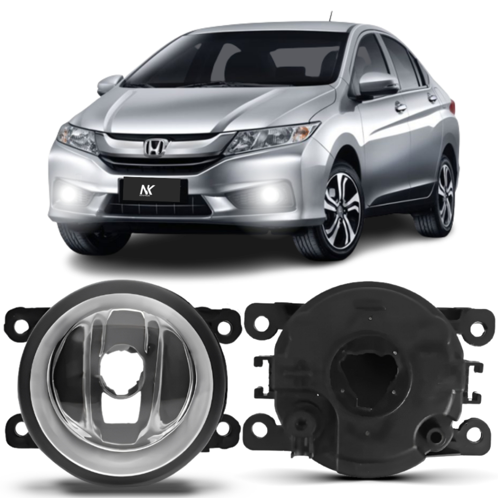 Farol Milha Honda City 2015 2016 2017 em Oferta na Shopee