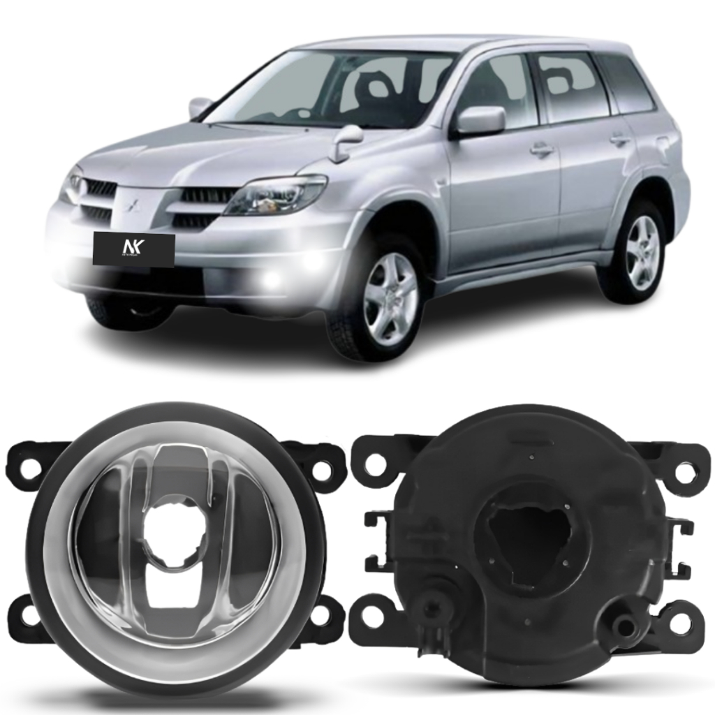 Farol Milha Mitsubishi Airtrek 2004 2005 2006 2007 2008 em Oferta na Shopee