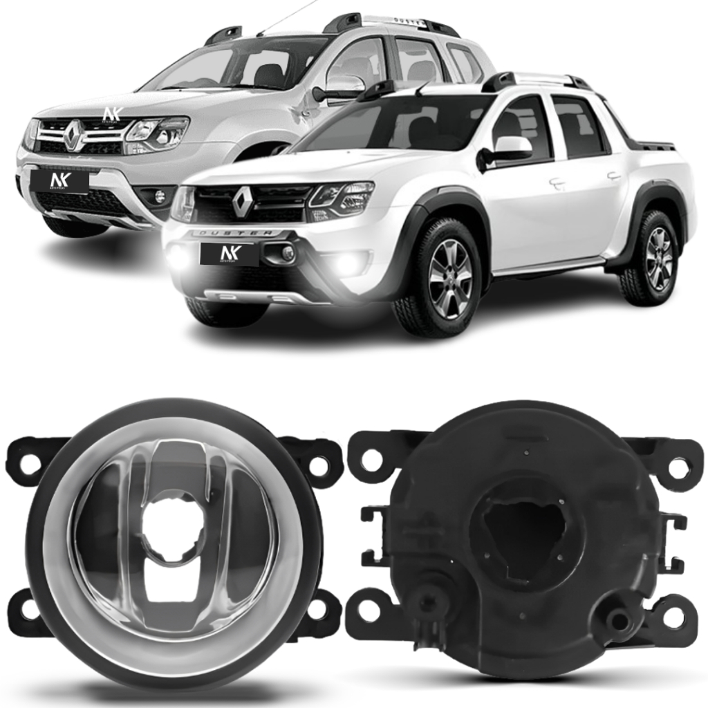 Farol Milha Duster Oroch 2013 2014 2015 2016 2017 2018 2019 em Oferta na Shopee