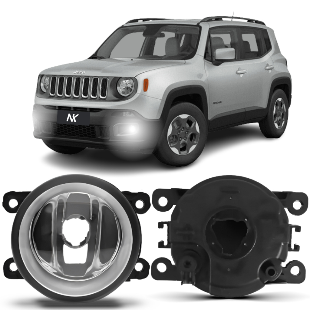 Farol Milha Jeep Renegade 2015 2016 2017 2018 2019 em Oferta na Shopee