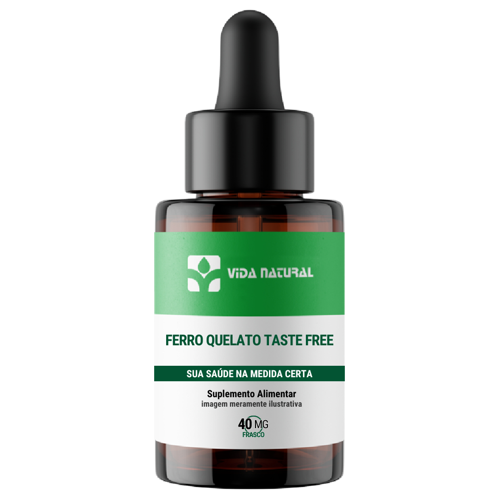 Ferro Quelato Taste Free 40mg de Ferro Elementar 60ml