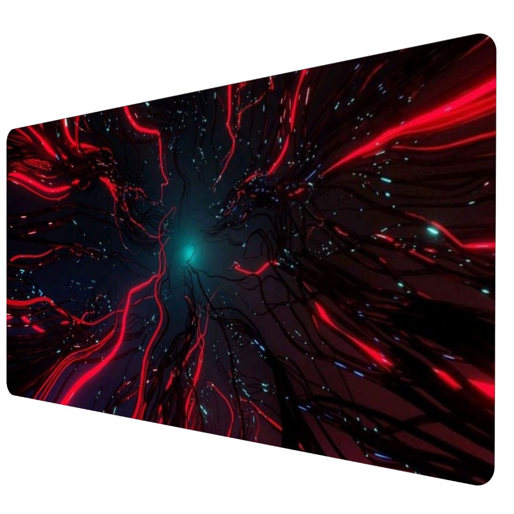 Mouse Pad Gamer Speed Extra Grande Com Borda Costurada Profissional 100x50cm - Lindas EstampasAbstrato MEGA OFERTA