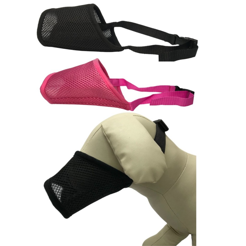 Focinheira Regulável Acolchoada Respirável Confortável Anti-Latido Para Cachorros Grande Médio Pequeno em Oferta na Shopee