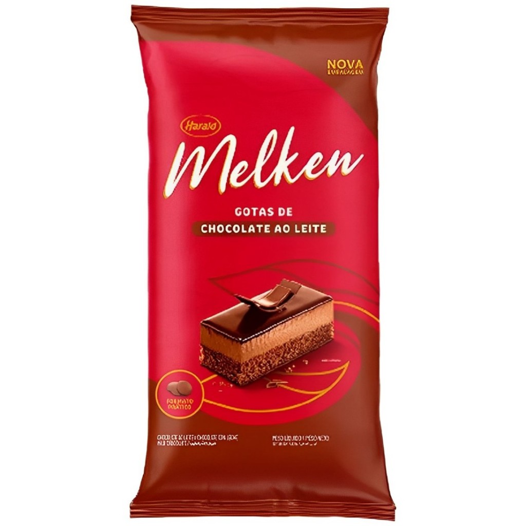 Chocolate Melken Ao Leite em Gotas 2,050kg Harald em Oferta na Shopee