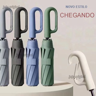 Novo Guarda-chuva Com Fivela De Anel Automático Sombrinha Grande Proteção Solar UV Reforça...
