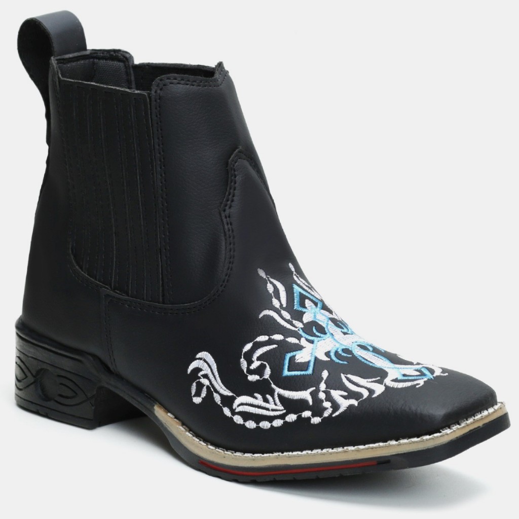 Bota Feminina Cano Curto Azul: Onde Comprar | BuscaProdutos