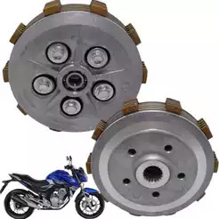 Kit Embreagem Completa Twister Cb 250F 2016 2017 2018 2019 2020 2021 2022