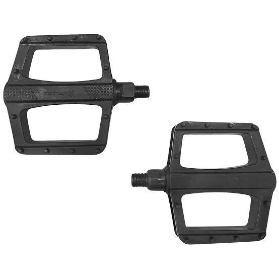 Pedal plataforma freesport metalciclo eixo  rosca 1/2 fino.