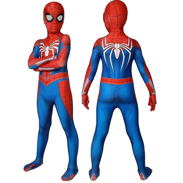 Fantasia Infantil Homem Aranha PS4 Game com Lentes Acrílico Para Crianças Traje Festas e Aniversários em Oferta na Shopee