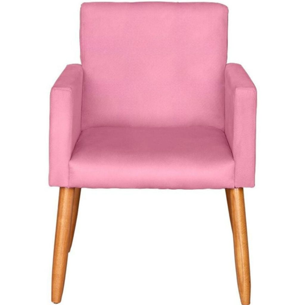 Poltrona para Sala de espera Sala de estar Cadeira Decorativa Estofada Resistente Escritório