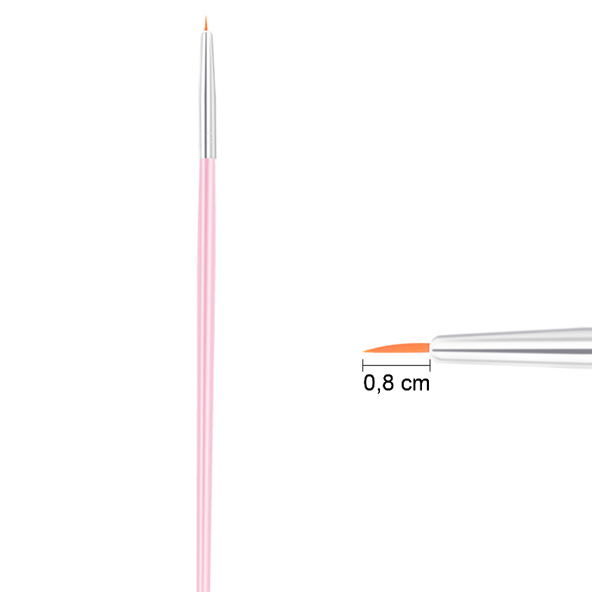 Pincel Pintura Fina E Desenho Esmaltes Gel UV/LED Nail Design Unhas - SQ5038 em Oferta na Shopee