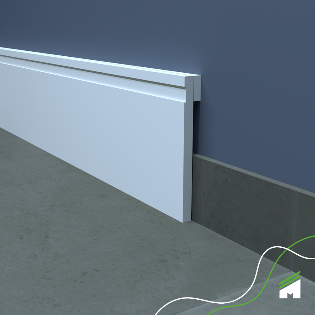 Rodapé de Eva Para Sobrepor Meu Rodapé Rp16 15x2cm em Oferta na Shopee