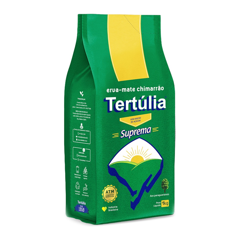 Erva Mate Tertúlia Suprema A Vácuo 15Kg