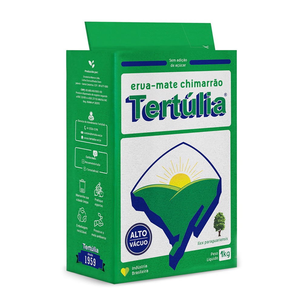 Erva Mate Tertúlia A Vácuo 15Kg