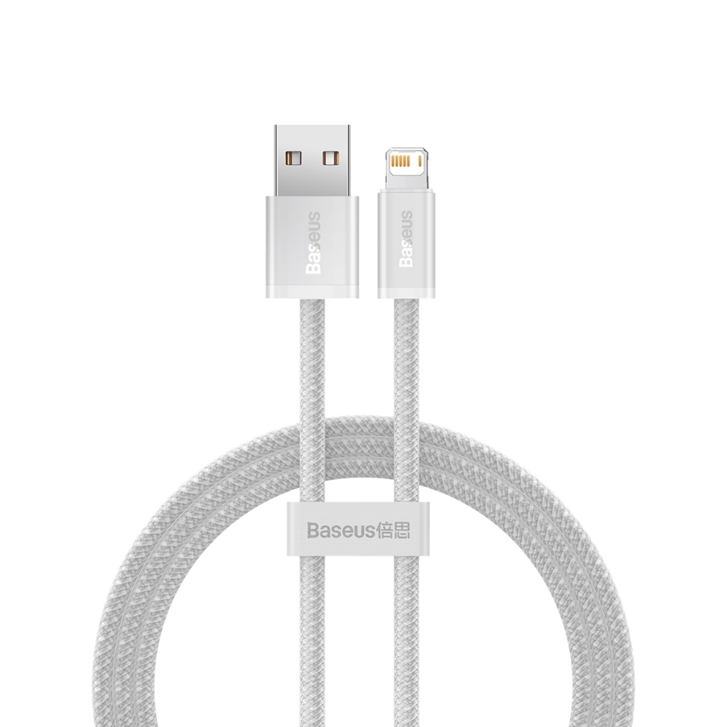 BASEUS Cabo Usb P/ Lightning Dynamic Fast Charging 2.4a 1m para iPhone 7 8 9 X 11 12 13 14 Pro Max - Mobile & Gadgets