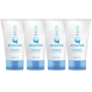 Kit 4 Creme Desodorante Antitranspirante Regulateur Clarea Racco 60g Original Unissex Hidratante em Oferta na Shopee